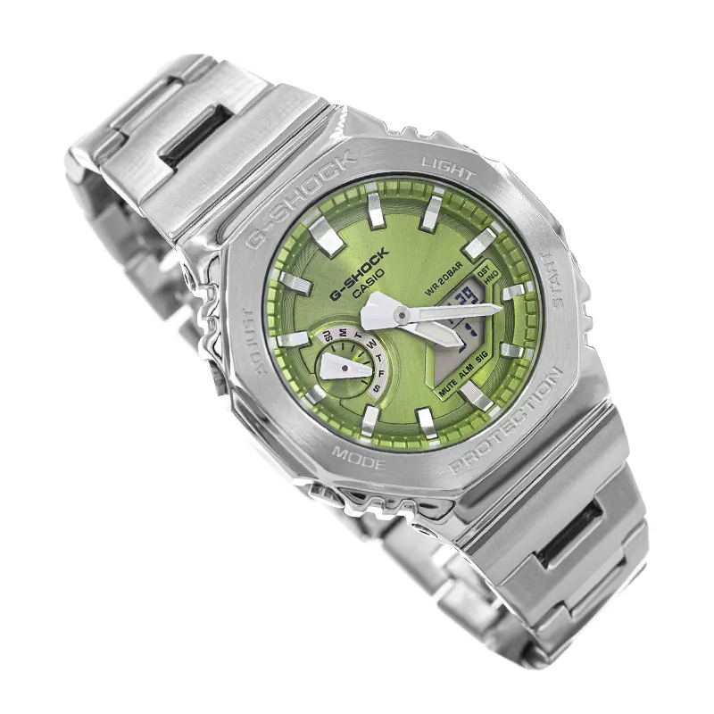 Casio G-Shock G-STEEL Green Dial Japan Men's Watch- GM-2110D-3A
